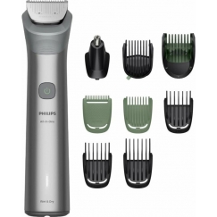 All-in-One Hair trimmer | MG5931/15 Series 5000 | Cordless | Number of length steps 13 | Step precise 0.5 mm | Light gray