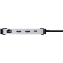 Targus USB4 Dual Video 140W Pass-Thru telakka / USB-hubi Targus USB4 Dual Video 140W Pass-Thru telakka / USB-hubi