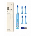 Kids Sonic Electric Toothbrush, Waterproof, 5 Brush Heads (1+4 Replacement Heads), Battery Powered, Soft Bristles, Unicorn Desig Kids Sonic Electric Toothbrush, Waterproof, 5 Brush Heads (1+4 Replacement Heads), Battery Powered, Soft Bristles, Unicorn Desig