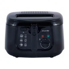 Deep fryer, 2.5L, 1800W, black, 6810, Kamille