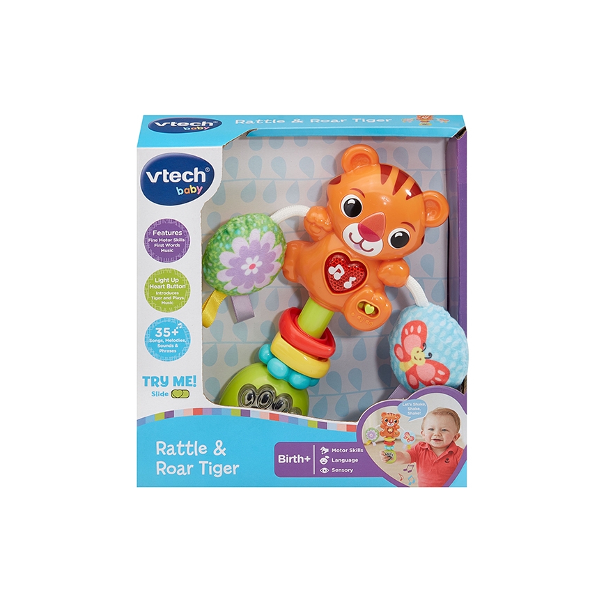 VTECH Interactive toy Rattle & roar tiger (in English lang.)