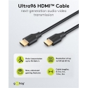 Goobay Ultra96 HDMI-kaapeli, 16K/60 Hz, 2 m Goobay Ultra96 HDMI-kaapeli, 16K/60 Hz, 2 m