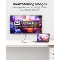 Goobay Ultra96 HDMI-kaapeli, 16K/60 Hz, 0,5 m Goobay Ultra96 HDMI-kaapeli, 16K/60 Hz, 0,5 m