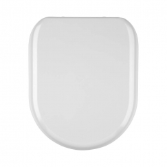 Beldray LA072771PEU7 Anti-bac D-shaped Toilet Seat, White
