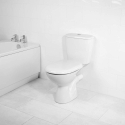Beldray LA072771PEU7 Anti-bac D-shaped Toilet Seat, White