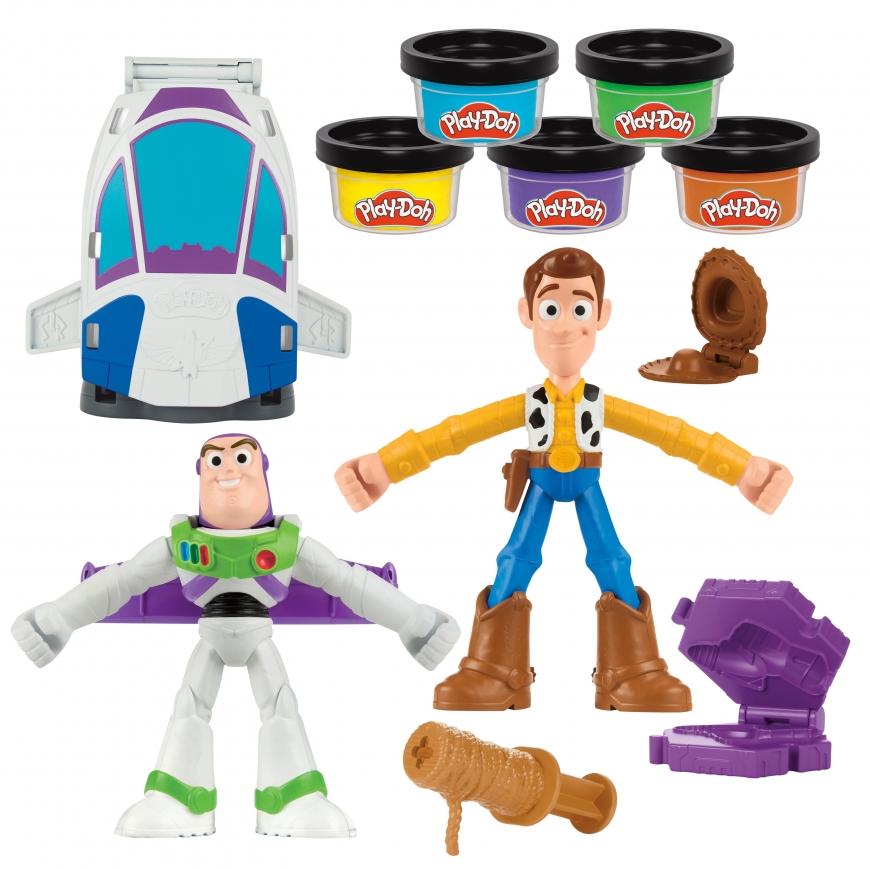 PLAY-DOH Žaidimų rinkinys „Žaislų istorija: kosminiai kūriniai“ – 2