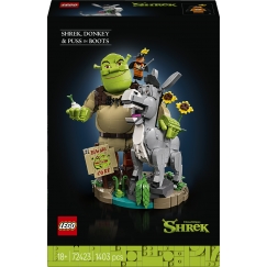LEGO Shrek 72423: Shrek, Aasi ja Saapasjalkakissa