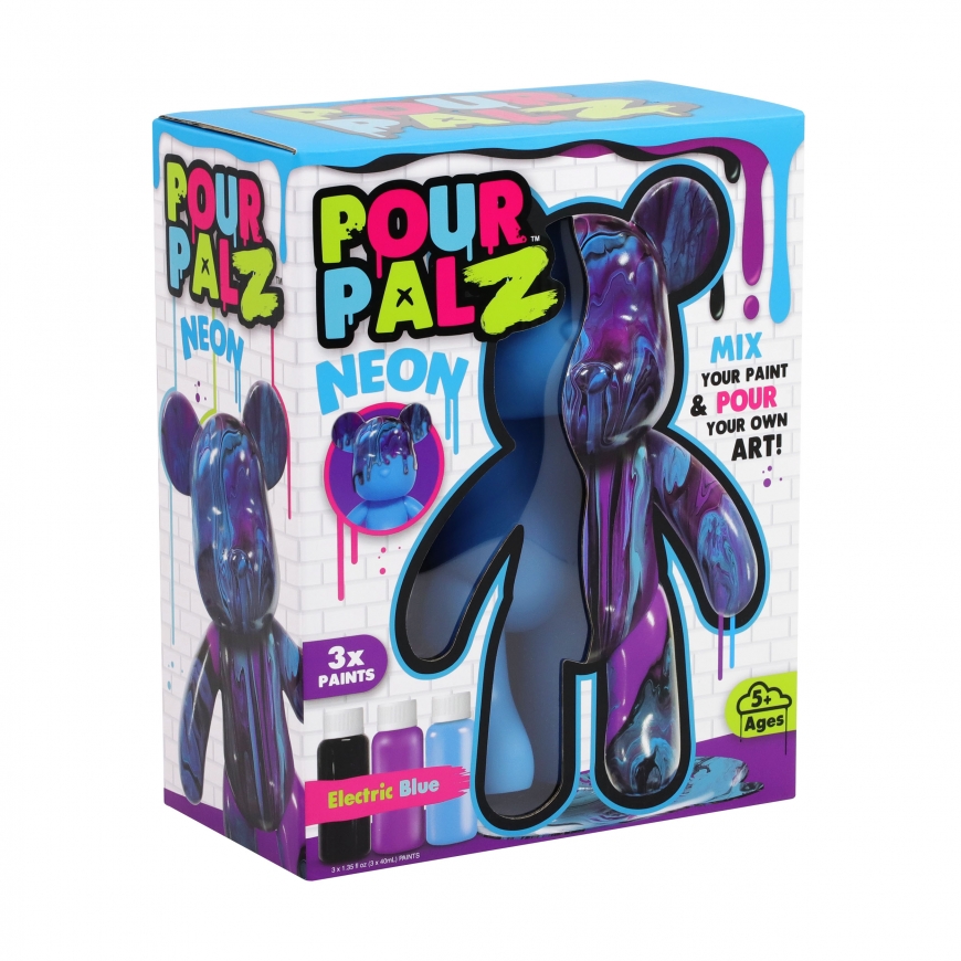Pour Palz DIY Dažomas meškiukas – Neoninis – 2
