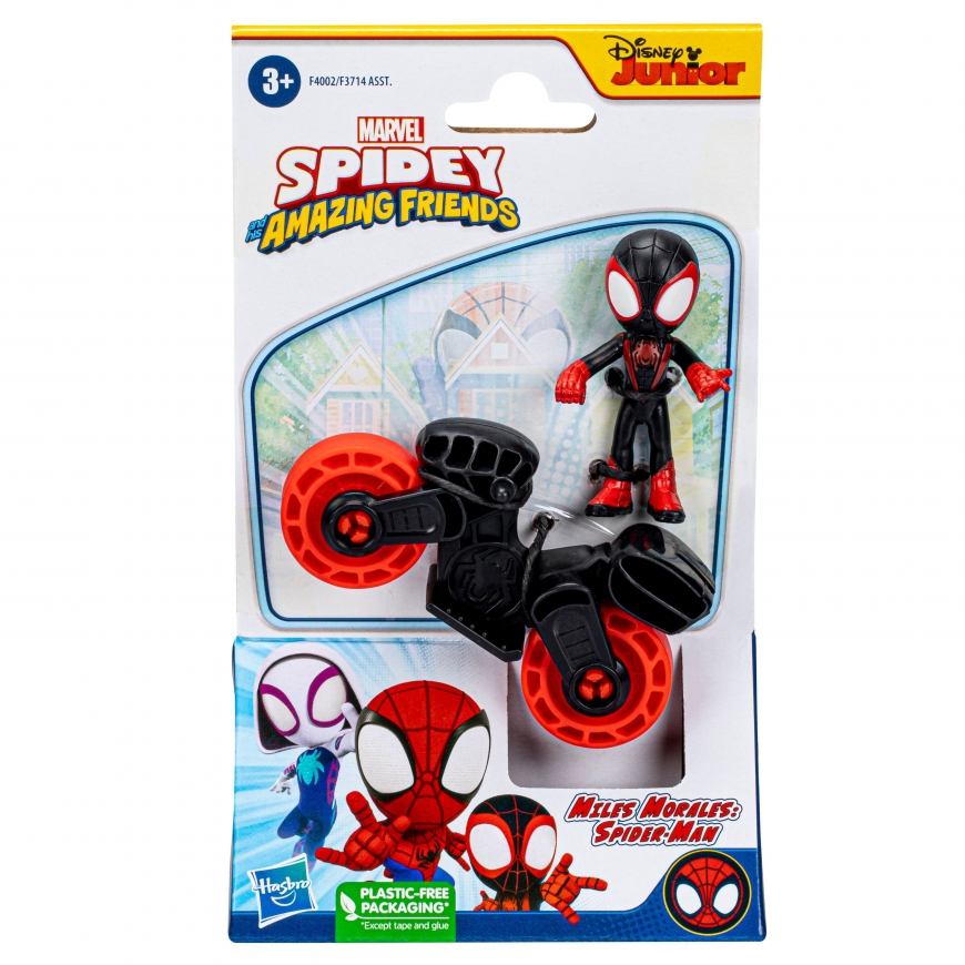 SPIDER-MAN Rotaļu komplekts ar velosipēdu un figūru – 4