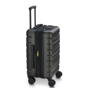 Delsey Air Armour Expandable 55 cm matkalaukku, musta