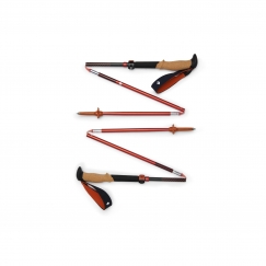 Black Diamond Pursuit Carbon FLZ teleskooppisauvat 135 cm, punainen