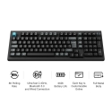Keychron Q5 Ultra 96% 8K Tri-Mode K POM Brown bezvadu mehāniskā tastatūra, melna Keychron Q5 Ultra 96% 8K Tri-Mode K POM Brown bezvadu mehāniskā tastatūra, melna