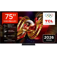 TCL 75" C8L – 4K SQD Mini-LED Google TV