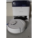 SALE OUT. DEEBOT mini Vacuum cleaner, Robot, Wet&Dry, ZeroTangle Technology, Agile Navigation, White/Blue + Auto-empty station |