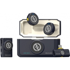 Hollyland LARK M2 Mini Combo bezvadu mikrofonu sistēma, Camera RX + USB‑C RX