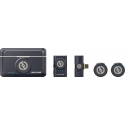 Hollyland LARK M2 Mini Combo wireless microphone system, Camera RX + USB-C RX Hollyland LARK M2 Mini Combo wireless microphone system, Camera RX + USB-C RX