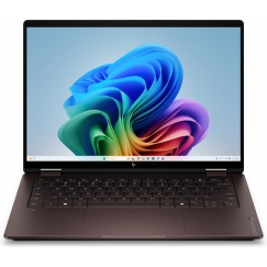 HP OmniBook X Flip AI 14-kc0002nox 14 colių nešiojamas kompiuteris, rudas, Windows 11 Home (D6QF6EA)