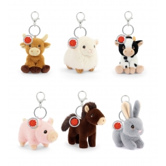 Keel Toys Keeleco kotiripats: farmas dzīvnieki, 12 cm - 6 dažādi