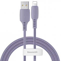 - Yiven USB to Lightning -kaapeli 2.4A 1.8M Sininen Purppura