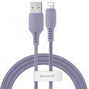 Кабель Yiven USB на Lightning 2.4A 1.8M Синий Фиолетовый Кабель Yiven USB на Lightning 2.4A 1.8M Синий Фиолетовый