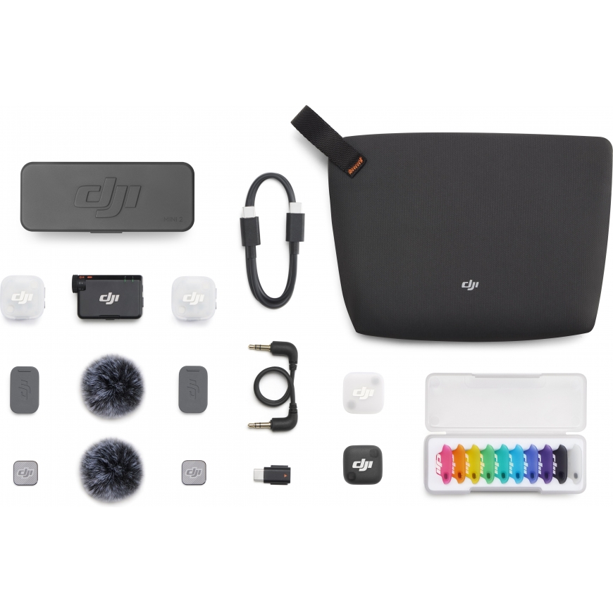 DJI Mic Mini 2, divi raidītāji