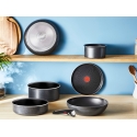 Сет из пяти антипригарных кастрюль и сковородок Tefal Ingenio So Light, серый Сет из пяти антипригарных кастрюль и сковородок Tefal Ingenio So Light, серый