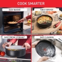 Tefal Ingenio So Light virimo ir kepimo indų rinkinys, 5 dalių, pilkas Tefal Ingenio So Light virimo ir kepimo indų rinkinys, 5 dalių, pilkas
