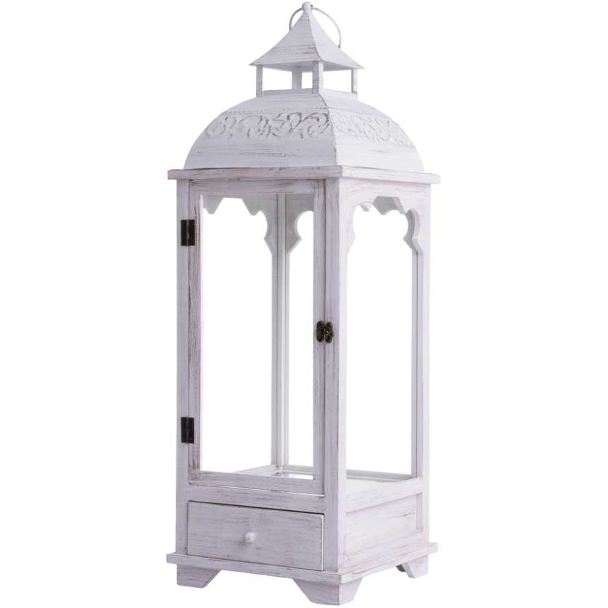 Myhome Лампион Белый Cubby 27 x 27 x 80 см MY HOME