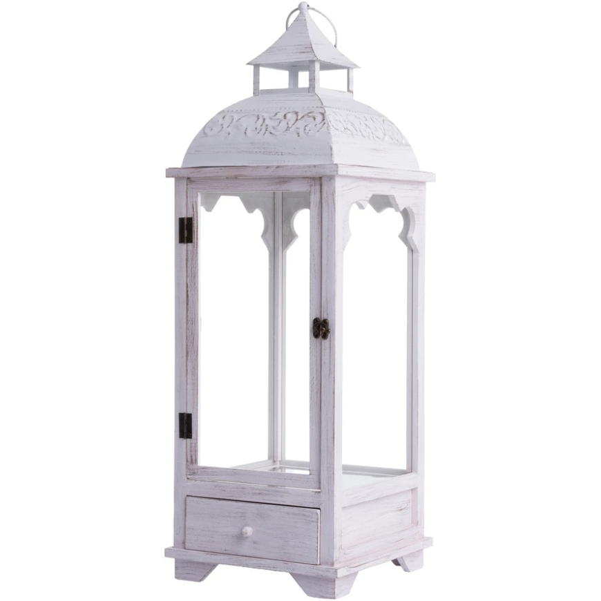 Myhome Lampion White Cubby 27 x 27 x 80 cm MY HOME – 2