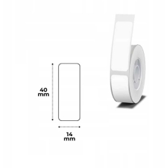Etykiety seria B Niimbot 14x40 mm 150 vnt. balta