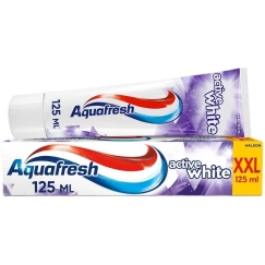 AQUAFRESH Active White Valaiseva hammastahna 125 ml (XXL)