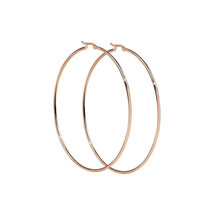 Troli Adjustable Bronze Earrings with Circles