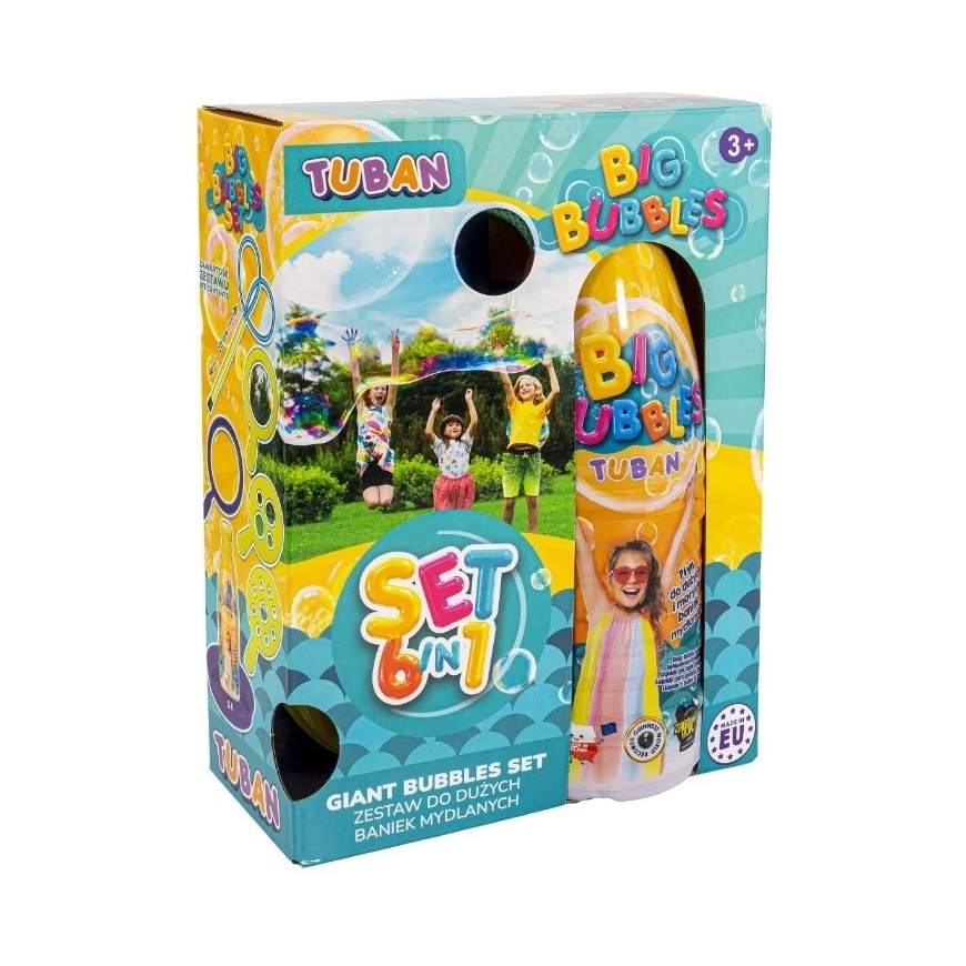 Tuban Giant Bubble Set – 6 in 1 – 4