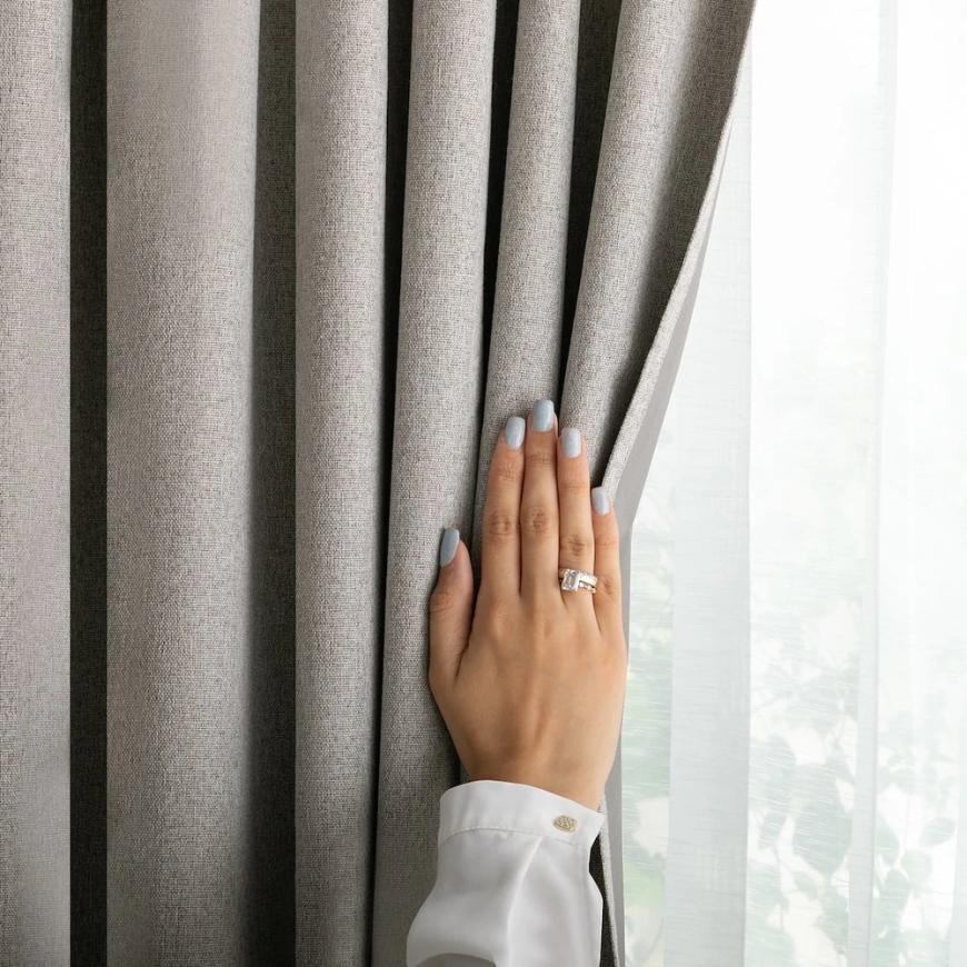 Corita Curtain AmeliaHome 140 × 230 cm, sand color – 4