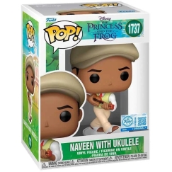 FUNKO POP! Vinilinė figūrėlė: Princesė ir varlius - Naveen su ukulele, 9 cm