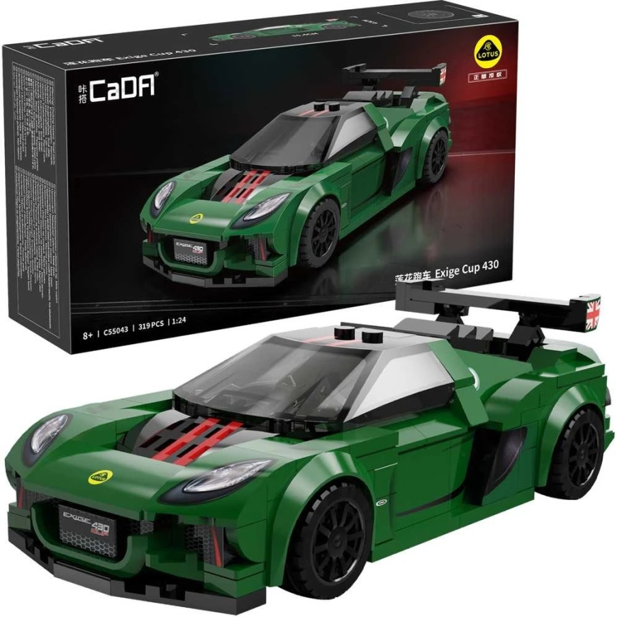 CaDA Constructor Set "Lotus Exige Cup 430" Racing Car, 319 Pieces
