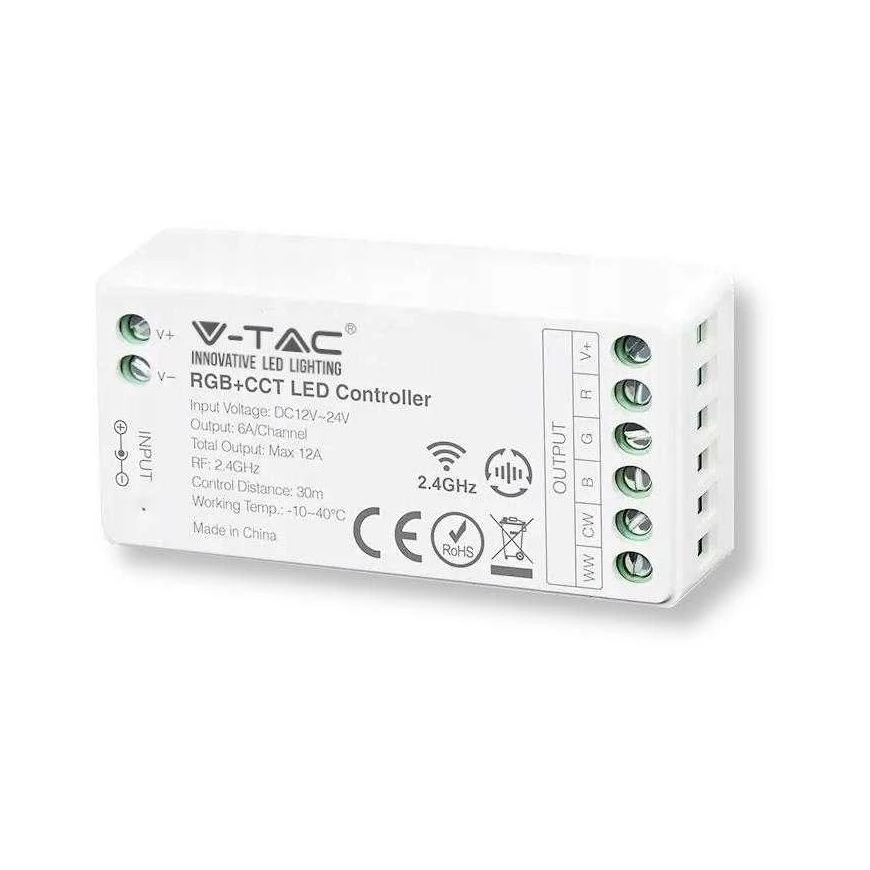 V-tac LED juostos WIFI valdiklis, skirtas RGB+W juostai – 2