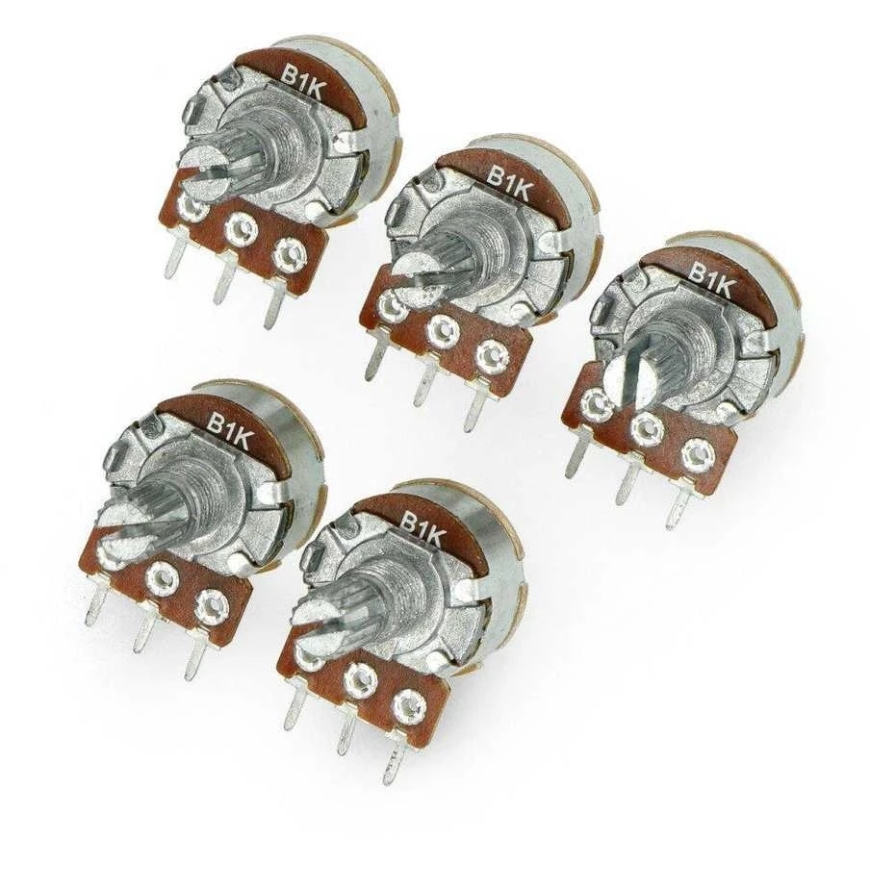 Oem Pööratav Lineaarne Potentiomeeter Lülitiga 1kΩ 1/8W 5tk