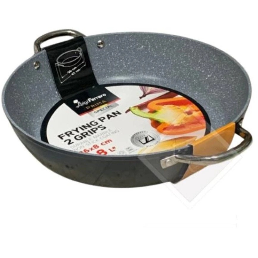 Luigi Ferrero Prima Special FR-3680 panna ar divām rokturiem 6,8 l 36 x 8 cm