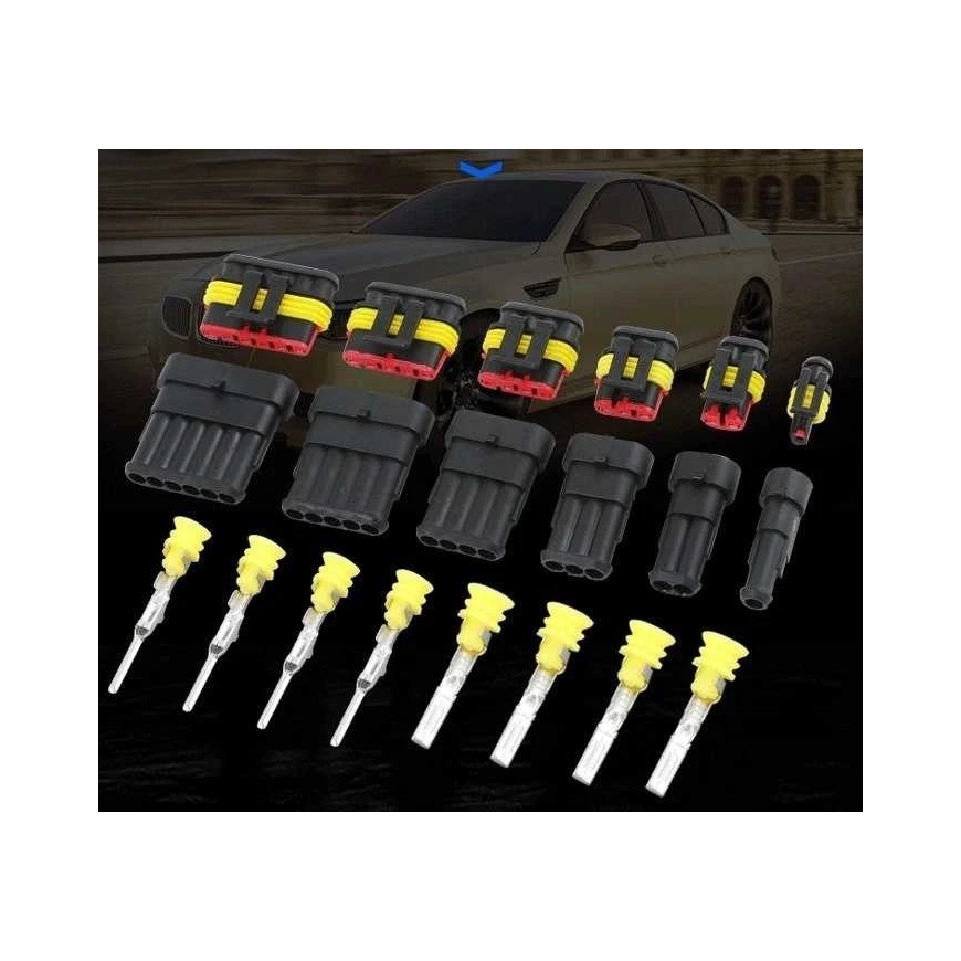 Oem Superseal 5-PIN pistik täielik - 5PIN pistik + pesa - veekindel pistik – 2