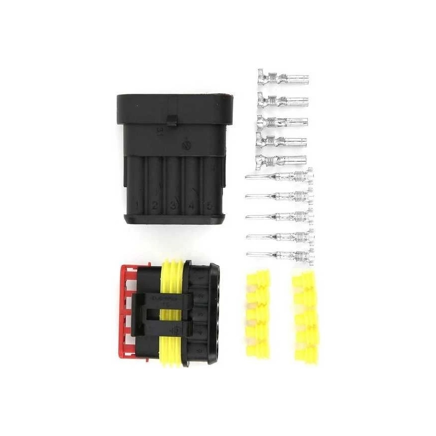Oem Superseal 5-PIN pistik täielik - 5PIN pistik + pesa - veekindel pistik – 3