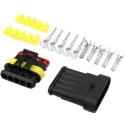 Oem Superseal 5-PIN-liitin täysi - 5PIN liitin + vastaanotin - vesitiivis liitin