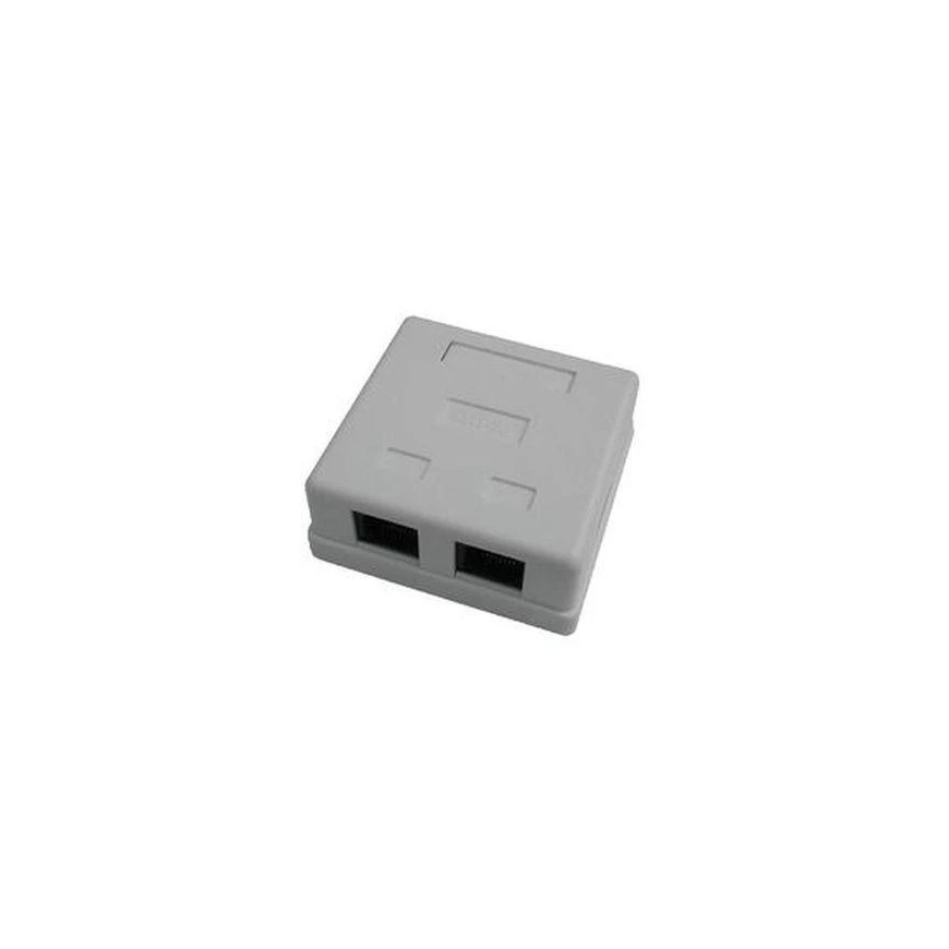 Datacom Technology As DATACOM Разъем данных UTP CAT5E 2xRJ45 белый
