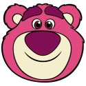 Disney Pixar Toy Story Lotso 3D spilvens Disney Pixar Toy Story Lotso 3D spilvens
