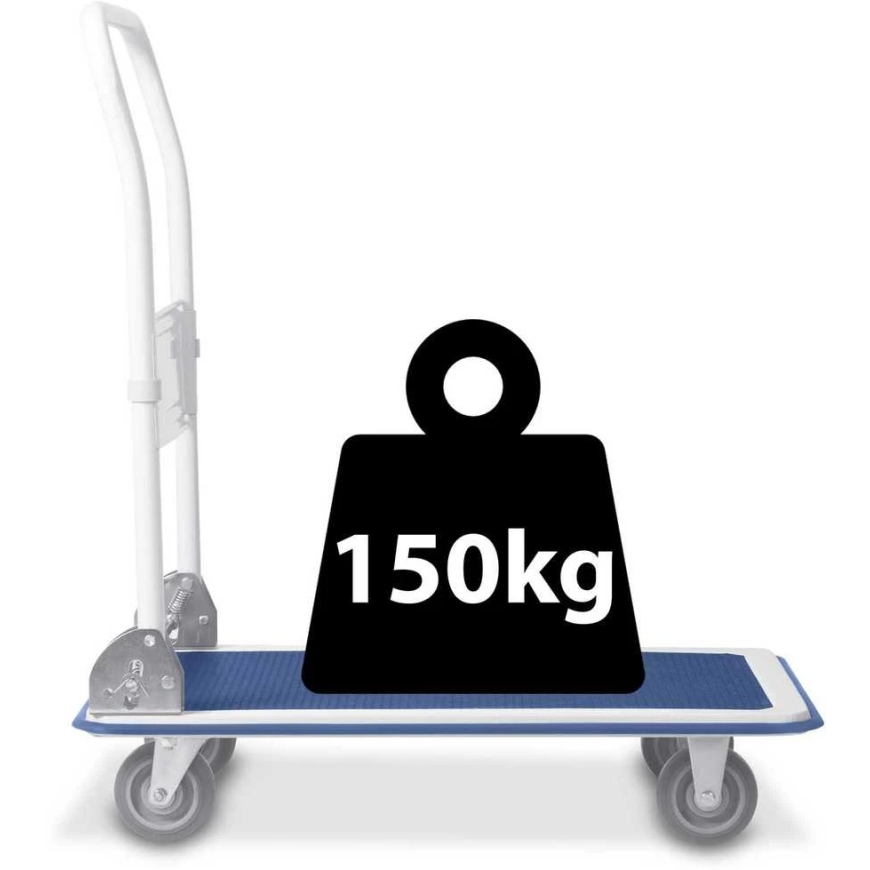 Humberg HM-505 hand trolley, white and blue – 2
