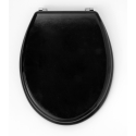 Beldray LA032355BFPEU7 Wooden Toilet Seat, Black Beldray LA032355BFPEU7 Wooden Toilet Seat, Black