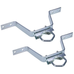 Wall-mounted pole holder 16 cm - 2 pcs.
