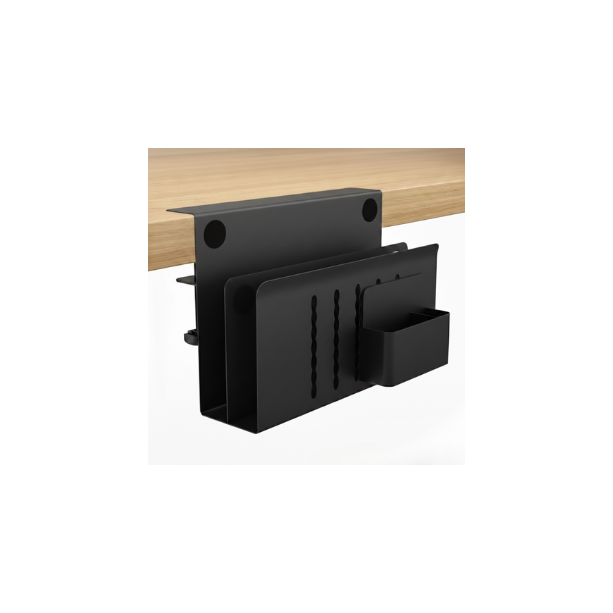 Spacetronik Side desk organizer with clamp SPB-164B SPB1 – 3