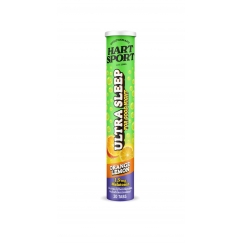Hart-Sport Ultra Sleep Poretabletti, Appelsiini & Sitruuna, 20 tbl