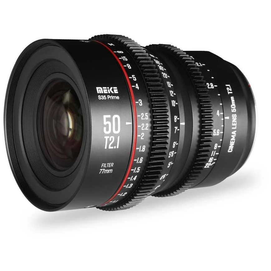 Objektīvs - Meike MK 50mm T2.1 PL Mount S35, T2.1, 58 cm fokusa attālums – 2
